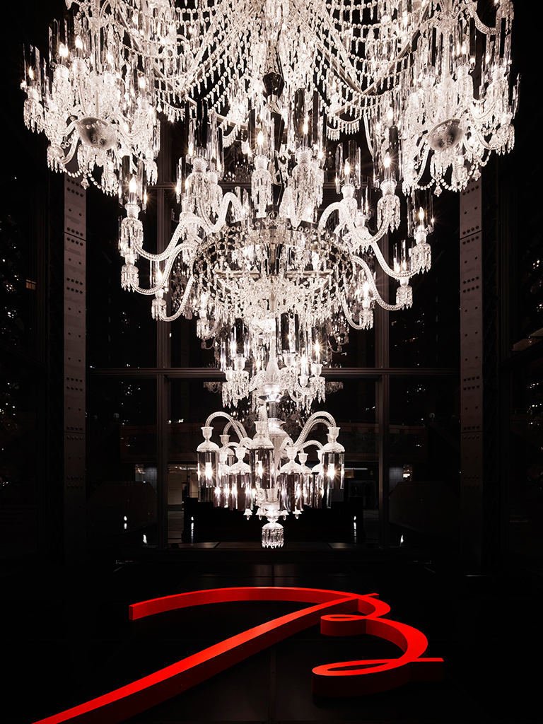 Baccarat 250th anniversary chandelier by Yasumichi Morita, GLAMOROUS  co.,ltd. - GLAMOROUS co.,ltd.